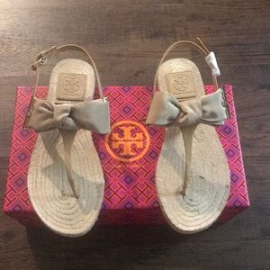 Tory burch penny flat thong sandal
